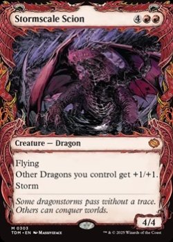 画像1: ☆特殊枠【英語】嵐鱗の末裔/Stormscale Scion