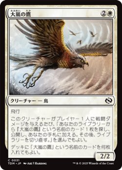 画像1: 【日本語】大嵐の鷹/Tempest Hawk