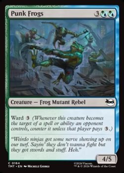 画像1: 【英語Foil】ミュータント・フロッグス/Punk Frogs
