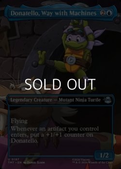 画像1: ☆特殊枠【英語Foil】機械いじりの才能、ドナテロ/Donatello, Way with Machines