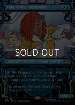 画像1: ☆特殊枠【英語Foil】ハクティビスト、エイプリル・オニール/April O'Neil, Hacktivist