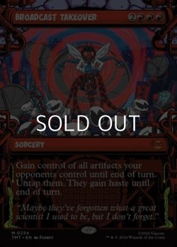 画像1: ☆特殊枠【英語Foil】電波ジャック/Broadcast Takeover