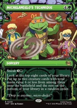 画像1: ☆特殊枠【英語Foil】ミケランジェロの奥義/Michelangelo's Technique