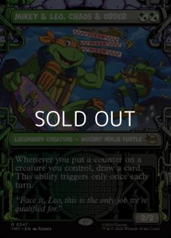 画像1: ☆特殊枠【英語】混沌と秩序、マイキーとレオ/Mikey & Leo, Chaos & Order