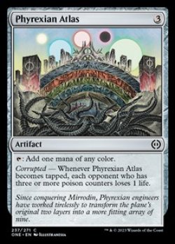 画像1: 【英語】ファイレクシアの大地図/Phyrexian Atlas