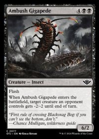 【英語】待ち伏せる千足虫/Ambush Gigapede