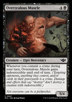 画像1: 【英語】狂信的な用心棒/Overzealous Muscle