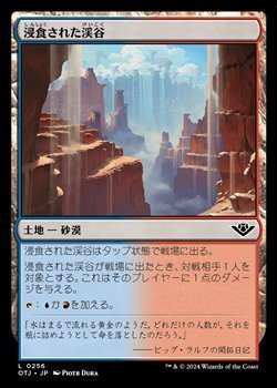 画像1: 【日本語】浸食された渓谷/Eroded Canyon