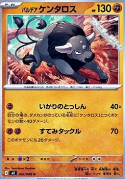 画像1: 【U】パルデア ケンタロス