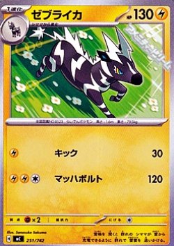 画像1: 【ノーマル】ゼブライカ (251)