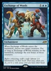 【英語Foil】Exchange of Words