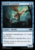 【英語Foil】マーフォークの珊瑚鍛冶/Merfolk Coralsmith