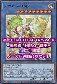 遊戯王 TACTICAL-TRY PACK －黒魔導・HERO・御巫－ 「御巫」関連ノーマル9種各1枚セット