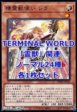 画像1: 遊戯王 TERMINAL WORLD「霊獣」関連ノーマル24種各1枚セット