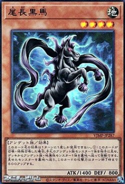 画像1: 【ウルトラレア】尾長黒馬