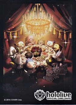 画像1: （本商品をご注文の際は入金期限にご注意ください）【hololive OFFICIAL CARD GAME】 オフィシャルホロカスリーブ Vol.12『ファンミーティング』