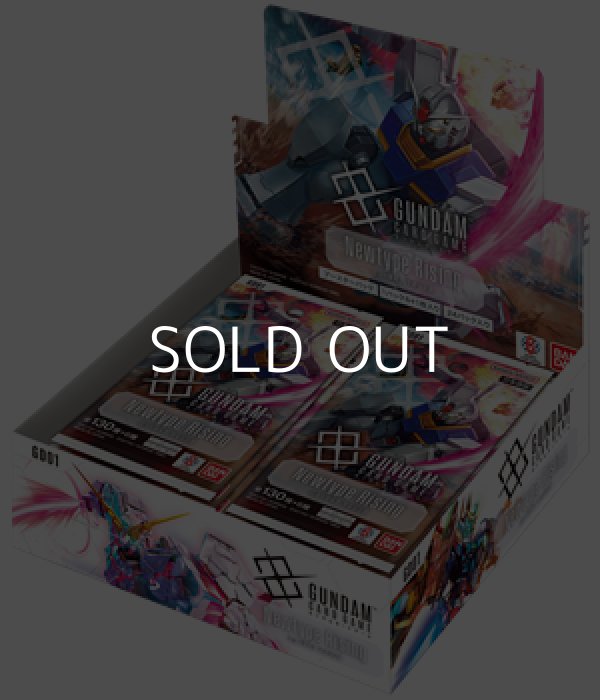 画像1: （本商品をご注文の際は入金期限にご注意ください）【ガンダムカードゲーム】ブースターパック Newtype Rising [GD01]ブースターBOX (1)