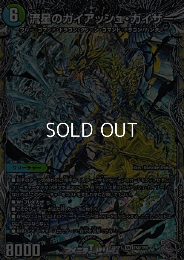 画像1: 【銀トレジャーSR】流星のガイアッシュ・カイザー (1)
