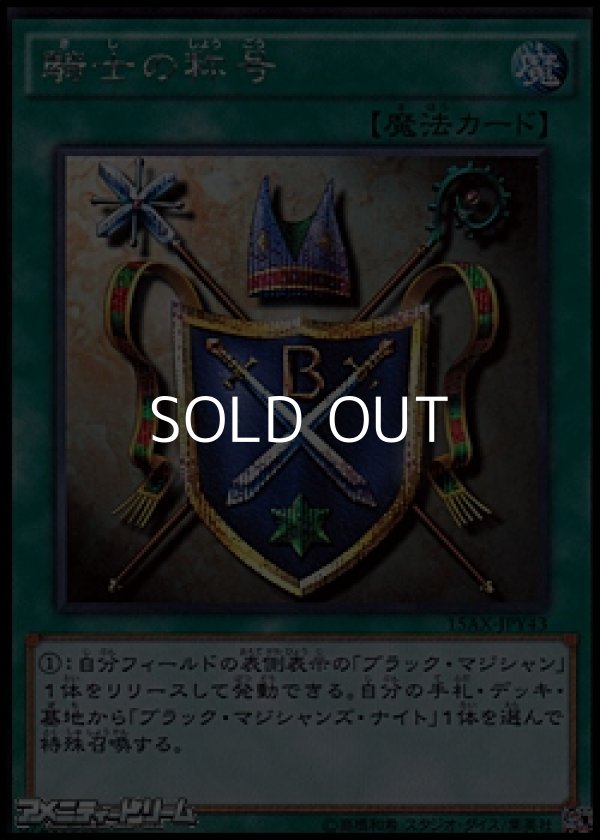 画像1: 【シークレットレア】騎士の称号 (1)