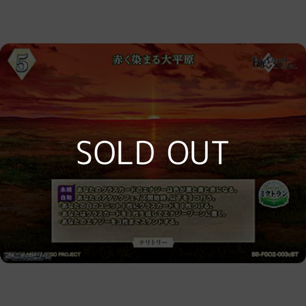 画像2: 【BT】赤く染まる大平原 / マシュ・キリエライト (2)