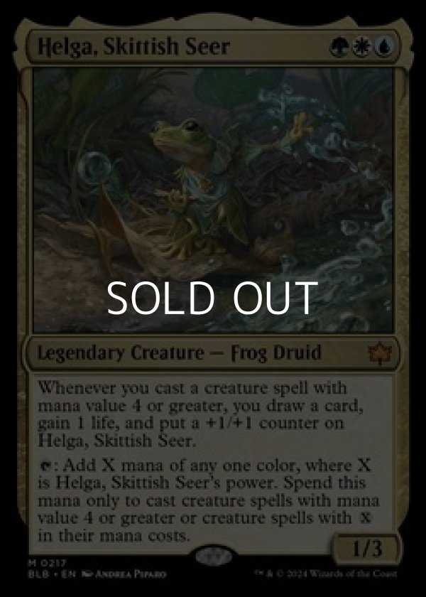 画像1: 【英語】神経質な予見者、ヘルガ/Helga, Skittish Seer (1)