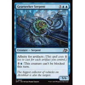 画像: 【英語】歯車襲いの海蛇/Gearseeker Serpent