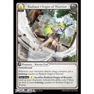 画像: 【EN】Radiant Origin of Warrior