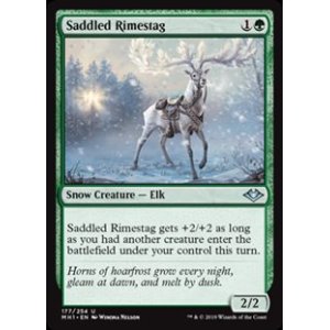 画像: 【英語】鞍載せ霧氷鹿/Saddled Rimestag