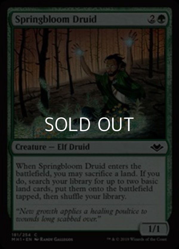 画像1: 【英語】春花のドルイド/Springbloom Druid (1)