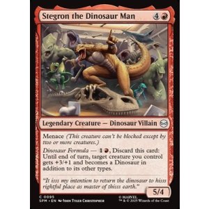 画像: 【英語Foil】恐竜人間ステグロン/Stegron the Dinosaur Man