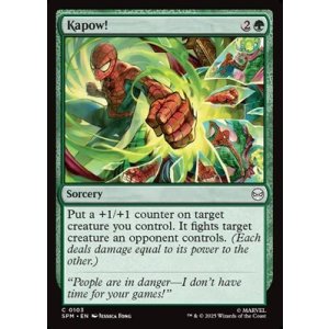 画像: 【英語Foil】バキッ!/Kapow!