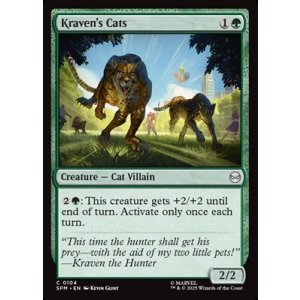 画像: 【英語Foil】クレイヴンの大猫/Kraven's Cats
