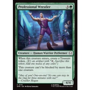 画像: 【英語Foil】プロレスラー/Professional Wrestler