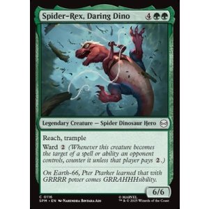画像: 【英語Foil】果敢な恐竜、スパイダーレックス/Spider-Rex, Daring Dino