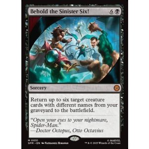 画像: 【英語Foil】シニスター・シックスにご用心！/Behold the Sinister Six!