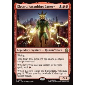 画像: 【英語Foil】襲い来る電池、エレクトロ/Electro, Assaulting Battery