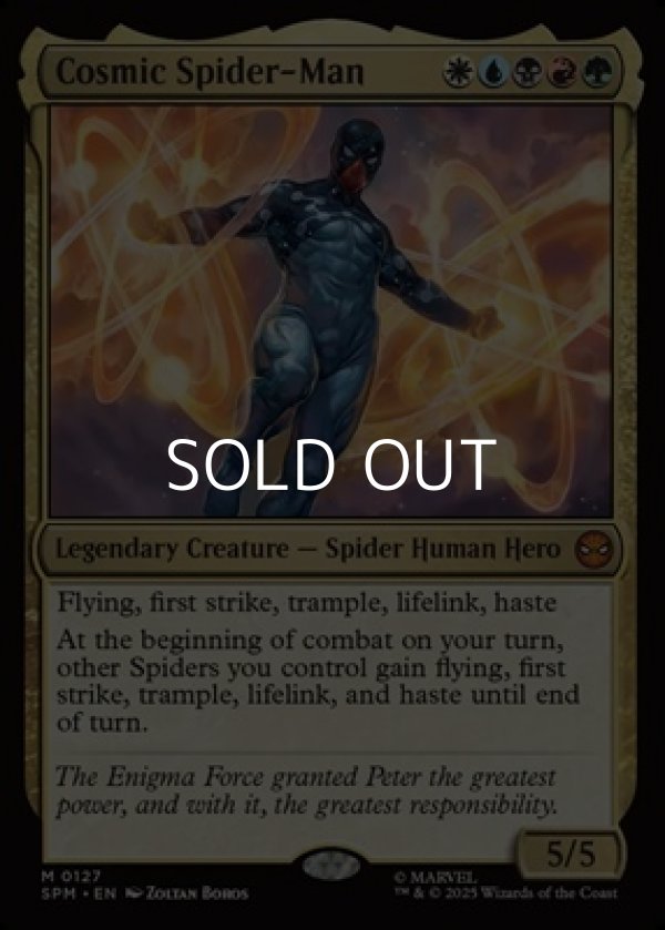 画像1: 【英語Foil】コズミック・スパイダーマン/Cosmic Spider-Man (1)