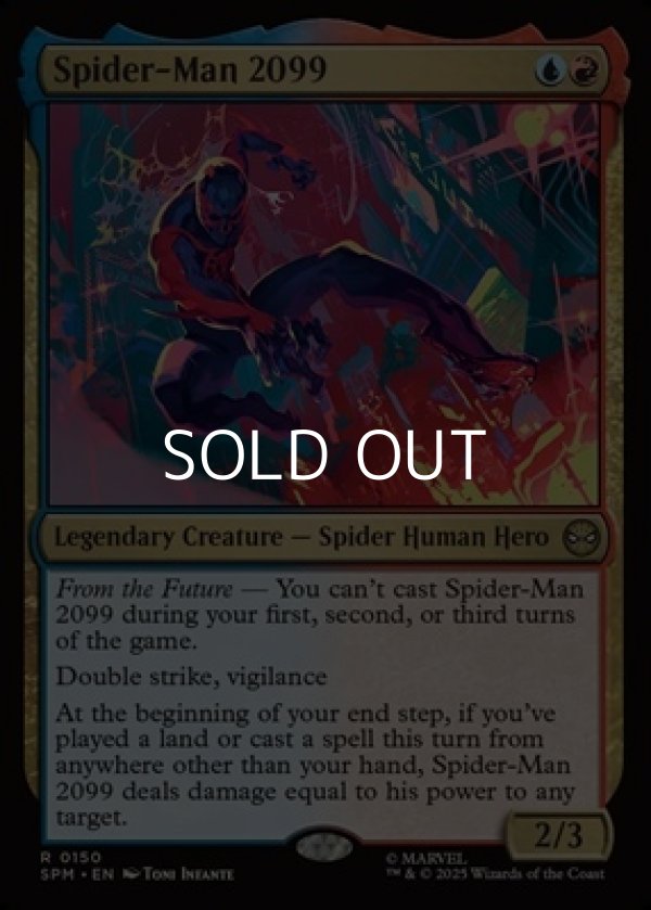 画像1: 【英語Foil】スパイダーマン2099/Spider-Man 2099 (1)