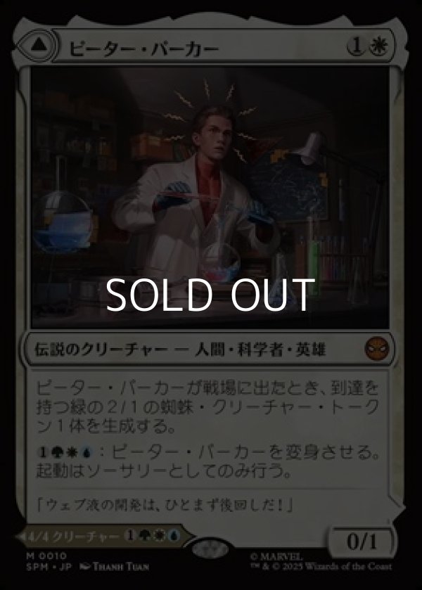 画像1: 【日本語】ピーター・パーカー/Peter Parker (1)