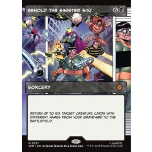 画像: ☆特殊枠【英語】シニスター・シックスにご用心！/Behold the Sinister Six!