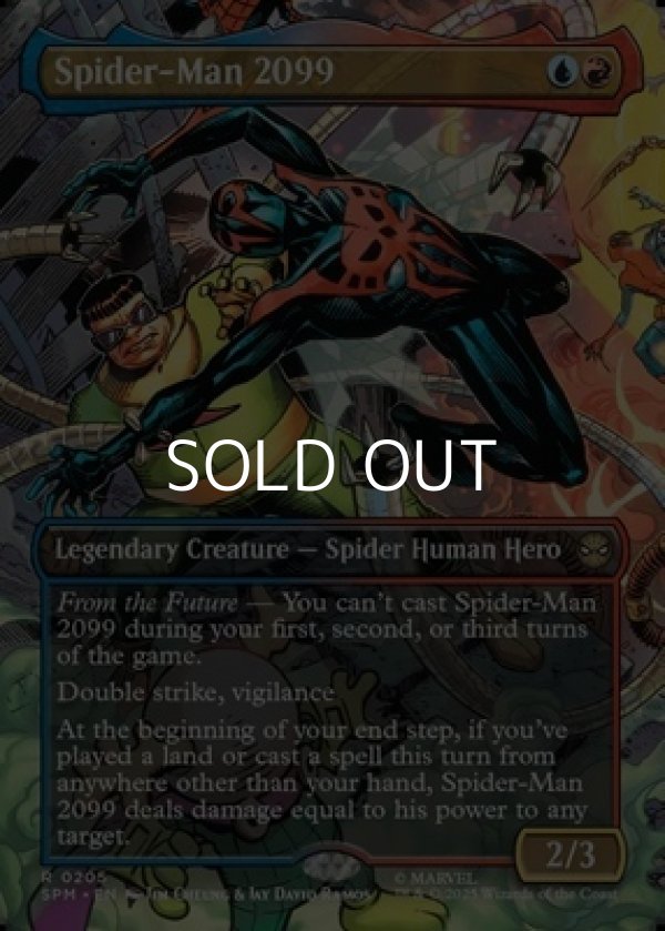 画像1: ☆特殊枠【英語Foil】スパイダーマン2099/Spider-Man 2099 (1)