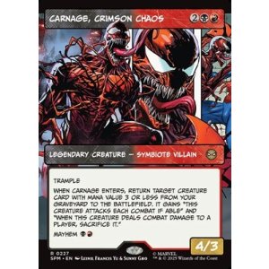 画像: ☆特殊枠【英語Foil】真紅の混沌、カーネイジ/Carnage, Crimson Chaos