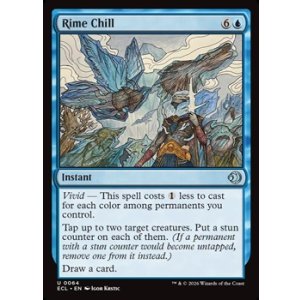 画像: 【英語Foil】凍炎の冷気/Rime Chill