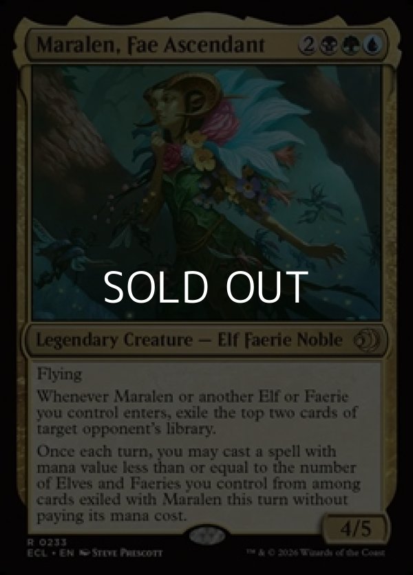 画像1: 【英語Foil】上位のフェイ、マラレン/Maralen, Fae Ascendant (1)