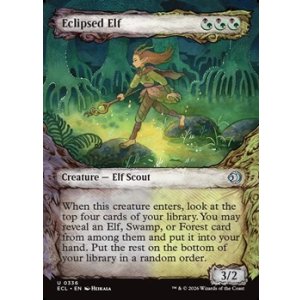 画像: ☆特殊枠【英語Foil】蝕甚化したエルフ/Eclipsed Elf