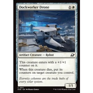 画像: 【英語Foil】ドック作業用ドローン/Dockworker Drone