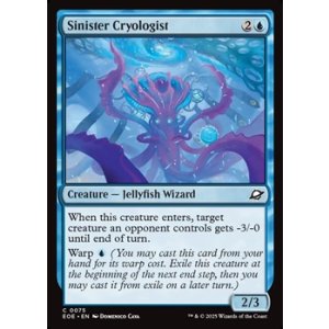 画像: 【英語Foil】悪意ある氷魔法学者/Sinister Cryologist