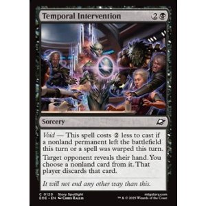 画像: 【英語Foil】時間の介入/Temporal Intervention