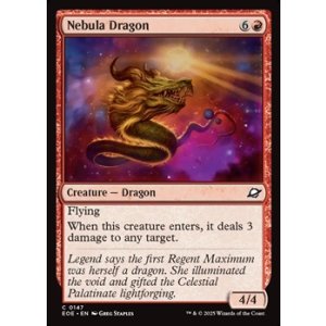 画像: 【英語Foil】星雲のドラゴン/Nebula Dragon