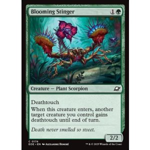 画像: 【英語Foil】花開く毒針刺し/Blooming Stinger